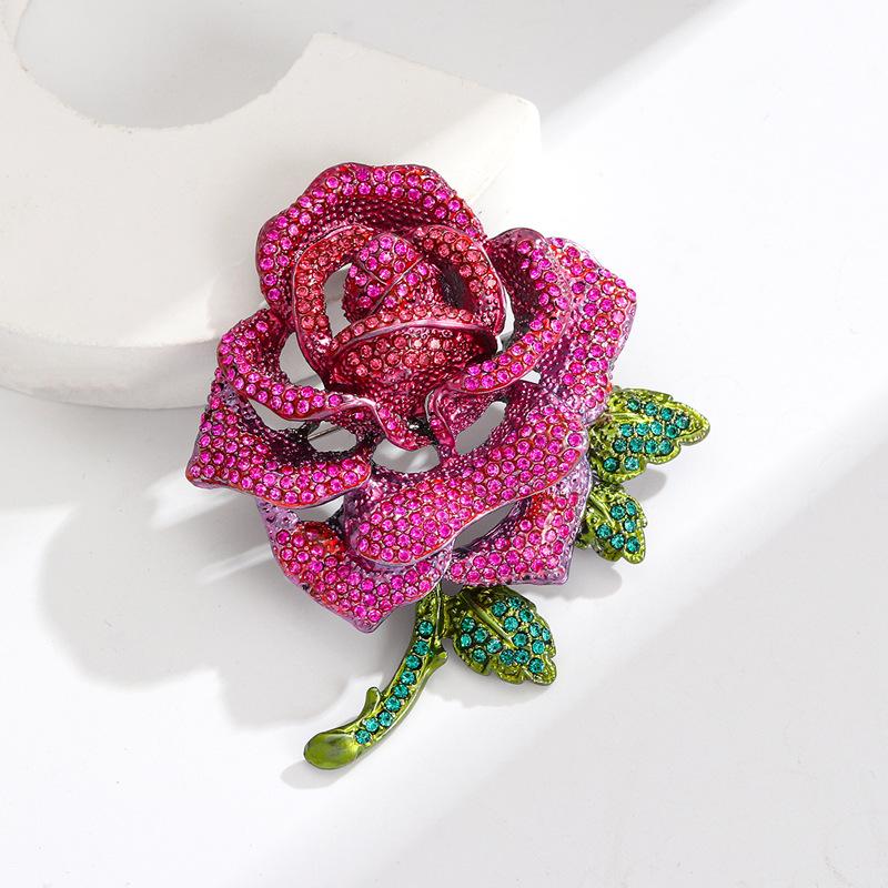 Flat creative heavy industry wind rose brooch retro national style rhinestone flower pin blazer corsage
Flat creative heavy industry wind rose brooch retro national style rhinestone flower pin blazer corsage