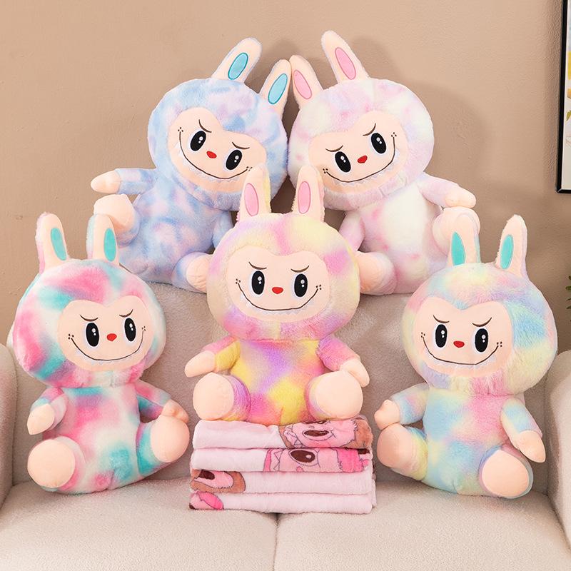Tie-Dye 2-in-1 Plush Toy & Blanket: Cute Sitting Style Nap Quilt Pillow 40cm (0.6kg) синій
Tie-Dye 2-in-1 Plush Toy & Blanket: Cute Sitting Style Nap Quilt Pillow 40cm (0.6kg) синій