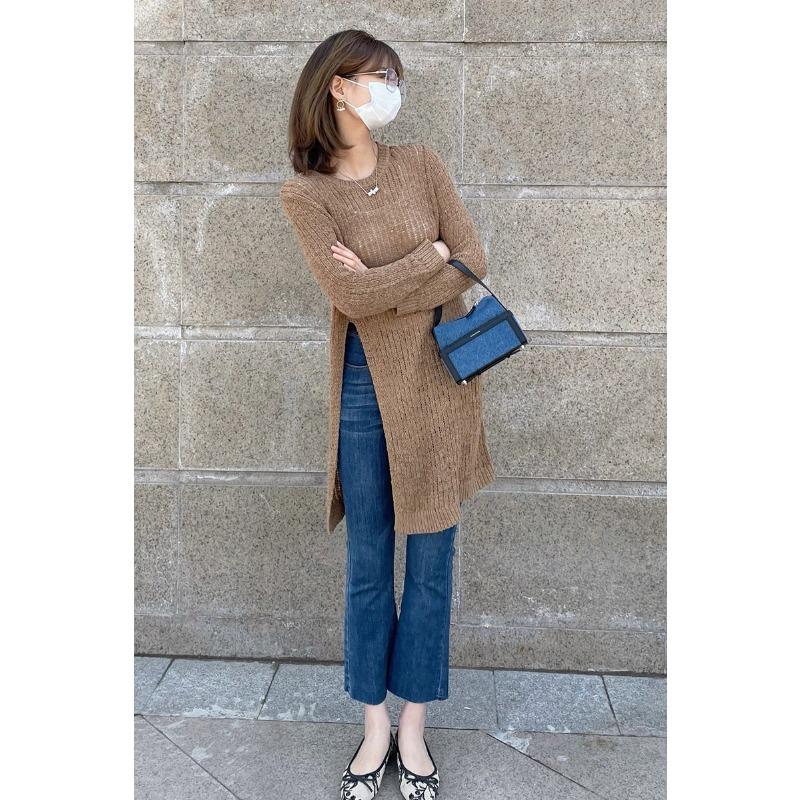 Spring temperament Muse Fan high sense cold retro knitted long sleeve dress niche design S верблюд
Spring temperament Muse Fan high sense cold retro knitted long sleeve dress niche design S верблюд