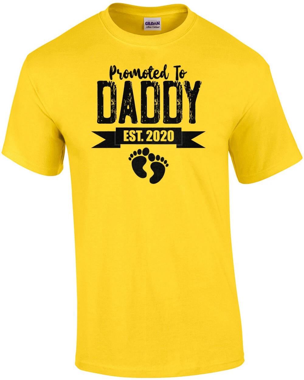 Promoted to Daddy EST. 2020 - Father T-Shirt 4XL
Promoted to Daddy EST. 2020 - Father T-Shirt 4XL
