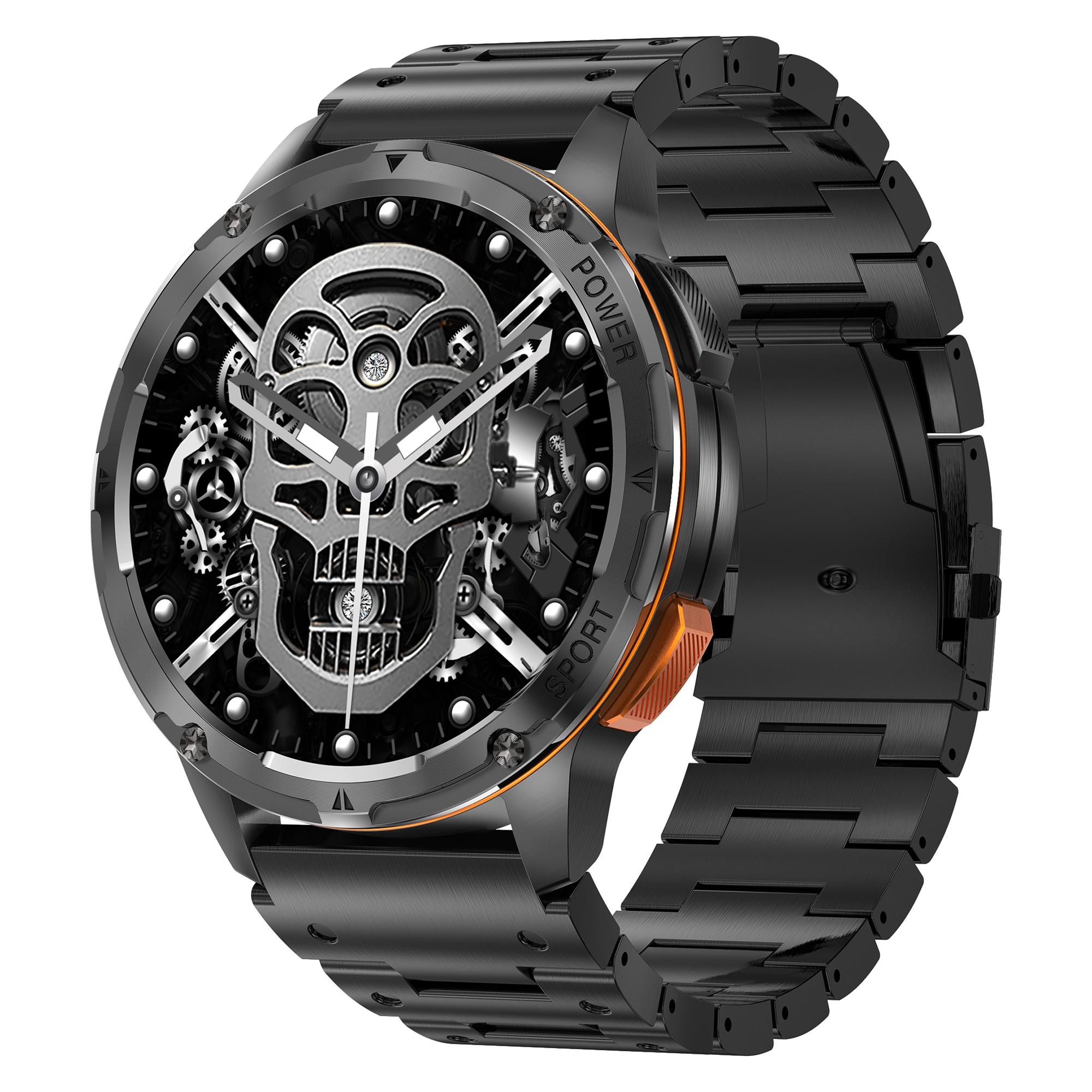 AK59 1.43-inch AMOLED Screen Sports Wristband Heart Rate Blood Oxygen Monitor Smart Watch, Steel Strap
AK59 1.43-inch AMOLED Screen Sports Wristband Heart Rate Blood Oxygen Monitor Smart Watch, Steel Strap