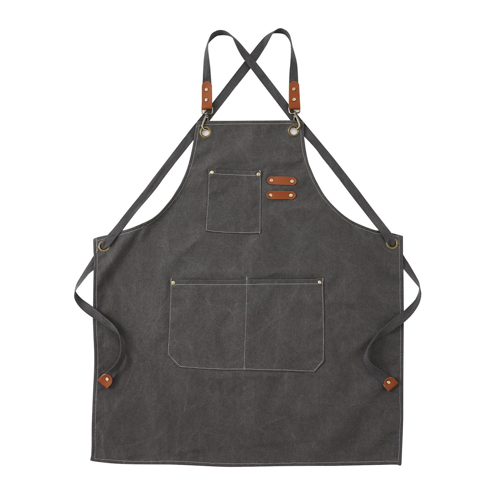 Heavy Duty Canvas Denim Apron with Adjustable Cross Back Straps Multiple Pockets and Reinforced Stitching for Work and Craft Use
Heavy Duty Canvas Denim Apron with Adjustable Cross Back Straps Multiple Pockets and Reinforced Stitching for Work and Craft Use