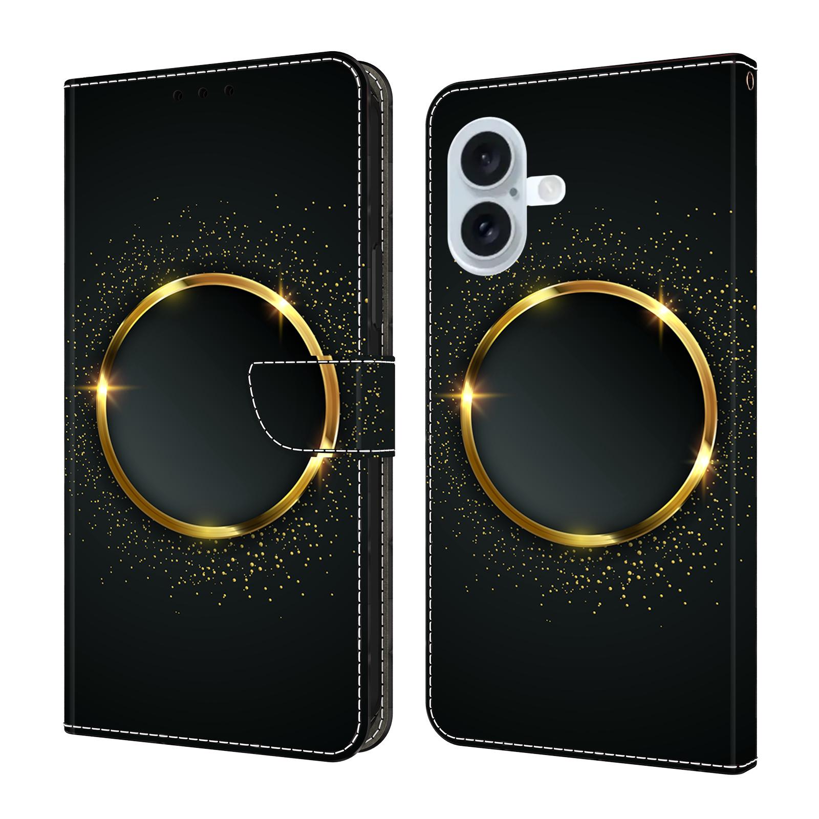 For iPhone 17 Case PU Leather Wallet Phone Cover with Stand Gold Ring
For iPhone 17 Case PU Leather Wallet Phone Cover with Stand Gold Ring