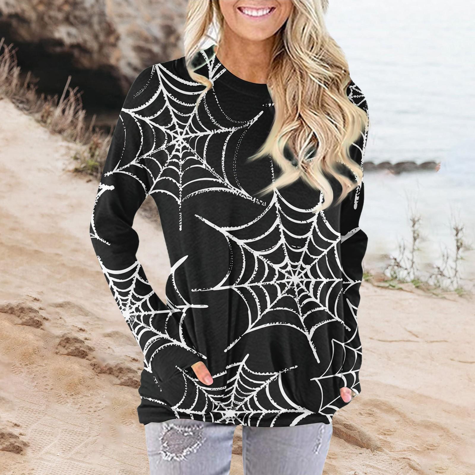 Женская модная повседневная футболка с круглым вырезом и принтом, длинными рукавами и карманами XL чёрный
Женская модная повседневная футболка с круглым вырезом и принтом, длинными рукавами и карманами XL чёрный