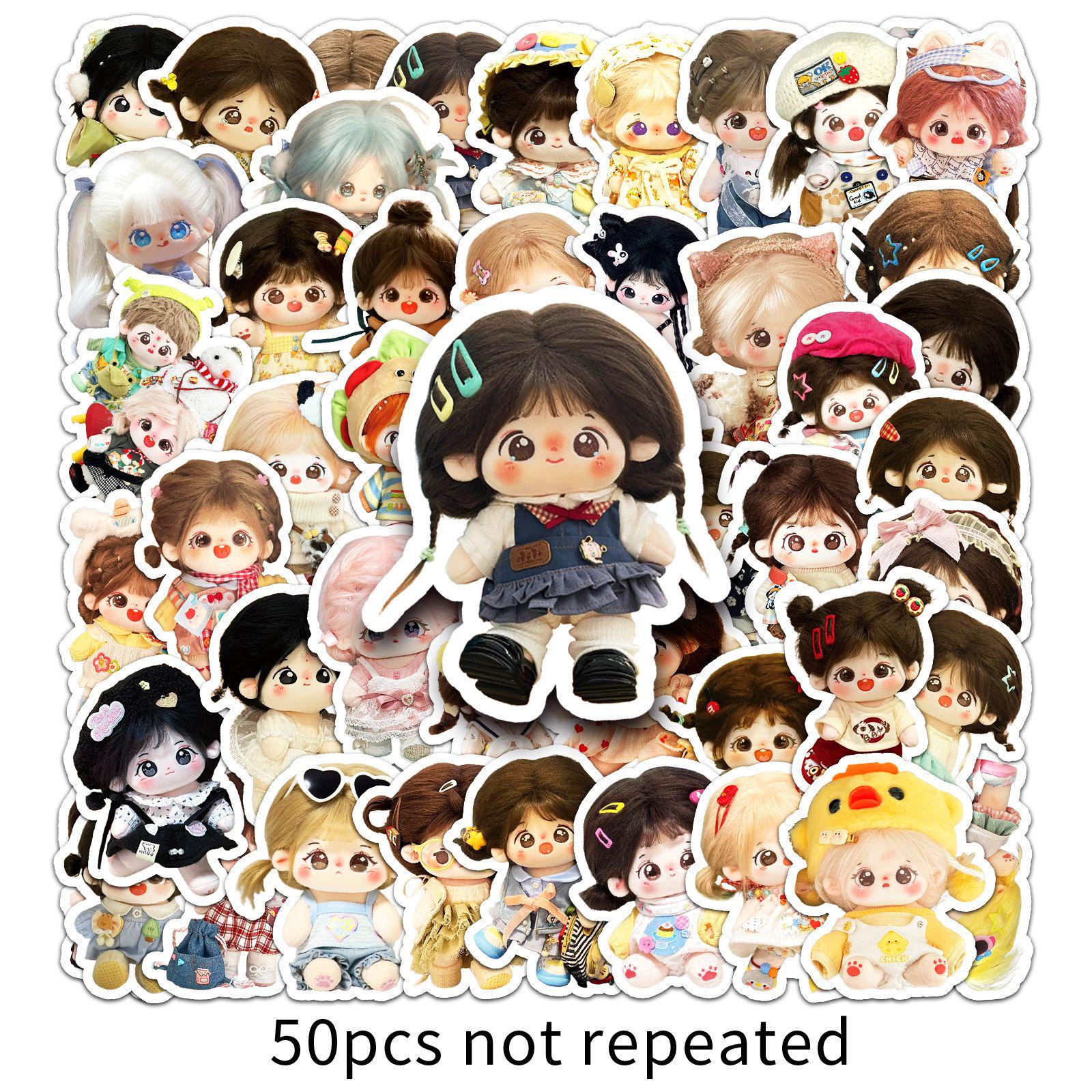 Cotton Doll Cartoon Stickers - 50 Cute HD Designs for Phone, Journal, or Water Bottle
Cotton Doll Cartoon Stickers - 50 Cute HD Designs for Phone, Journal, or Water Bottle