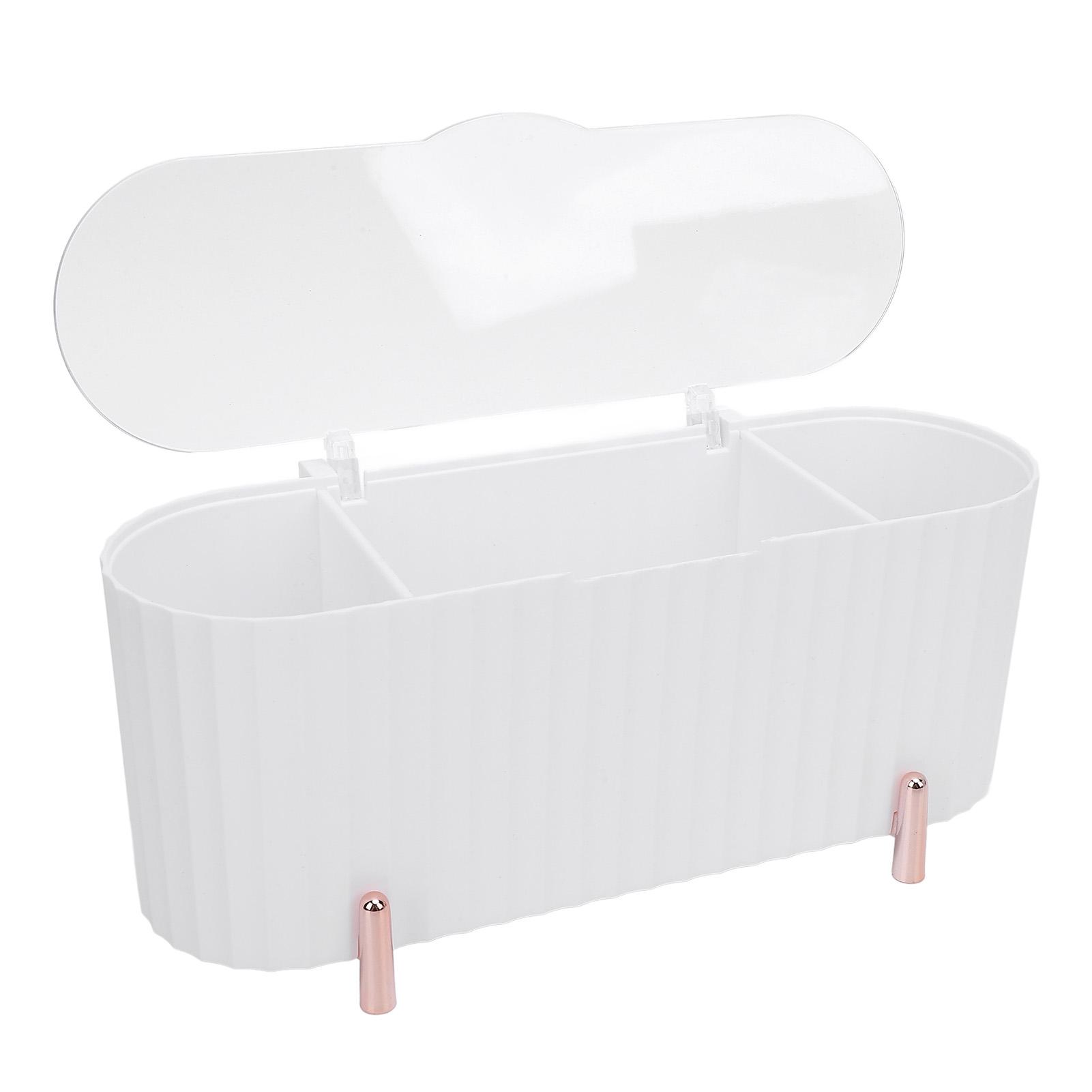 Cotton Swabs Storage 3 Grids Cotton Swabs Dispenser Dust Resistant Desktop Lipstick Puffs Case for Home Nail Salon
Cotton Swabs Storage 3 Grids Cotton Swabs Dispenser Dust Resistant Desktop Lipstick Puffs Case for Home Nail Salon