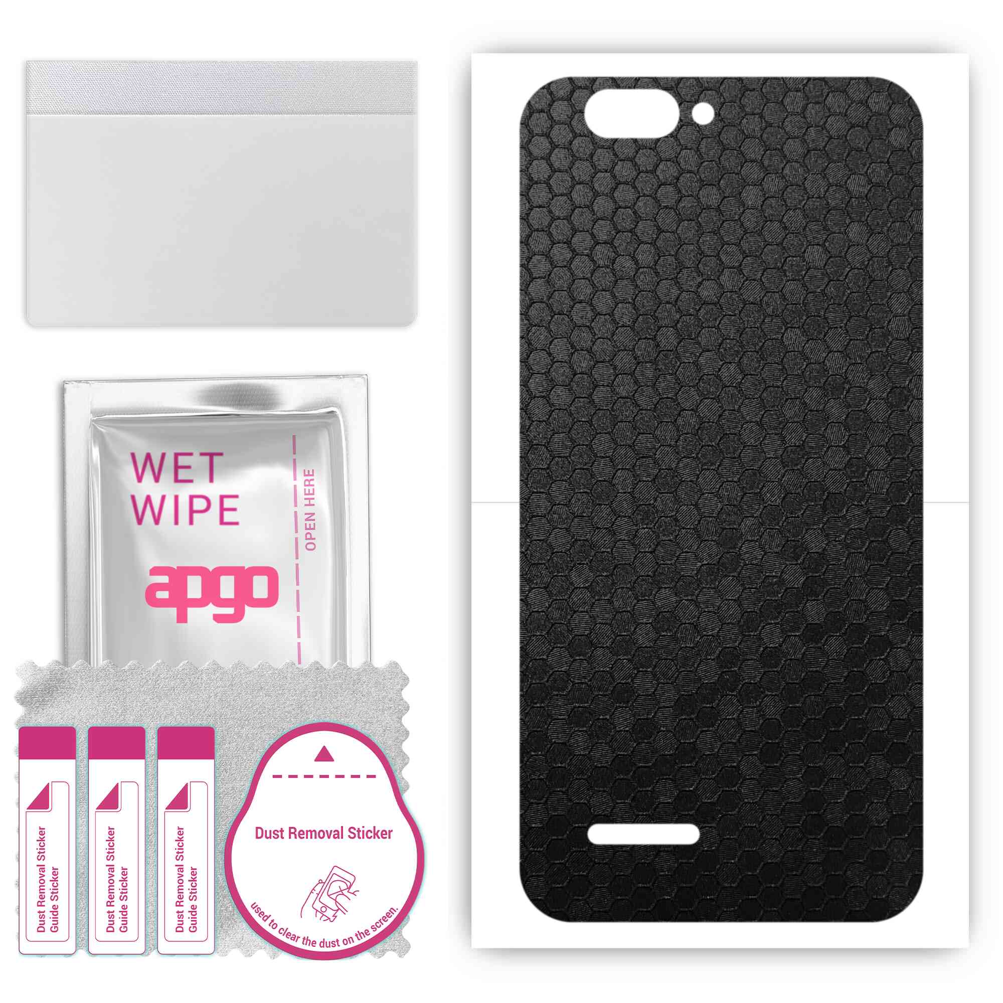 apgo Protective Skin Sticker for the back compatible with Sharp R1S, Wrap Film, Foil, Vinyl - Pattern Black Honeycomb
apgo Protective Skin Sticker for the back compatible with Sharp R1S, Wrap Film, Foil, Vinyl - Pattern Black Honeycomb