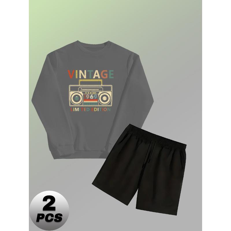 Мужской свитшот с круглым вырезом и шорты, полиэстеровый спортивный костюм, мнется XXL серый
Мужской свитшот с круглым вырезом и шорты, полиэстеровый спортивный костюм, мнется XXL серый