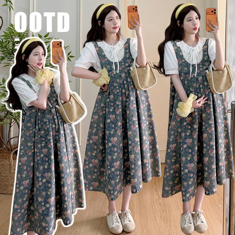 2026 Summer Retro Floral Oil Painting Denim Skirt & Lace Trim Shirt Set L
2026 Summer Retro Floral Oil Painting Denim Skirt & Lace Trim Shirt Set L