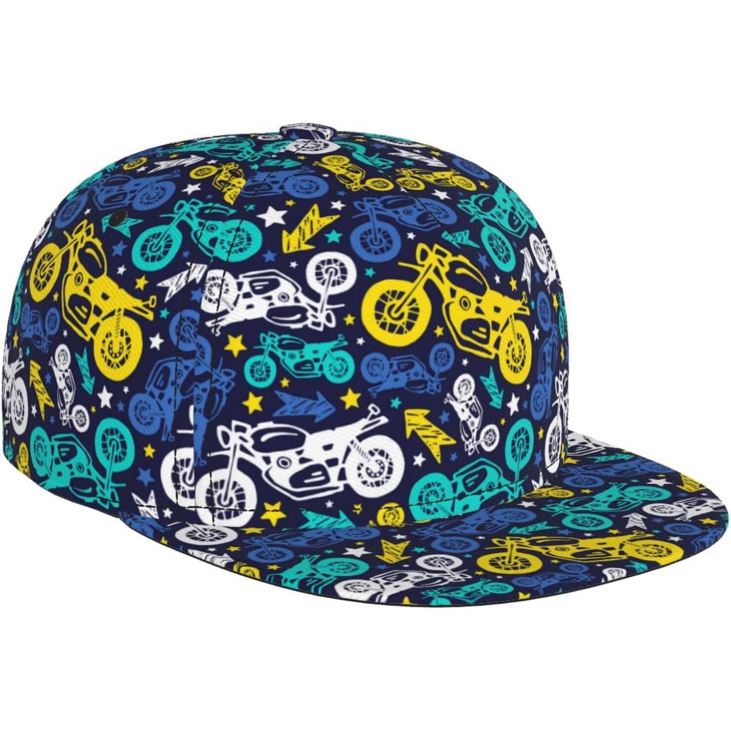 Colorful Motorcycles Print Baseball Cap for Men Women Adjustable Trucker Hat Snapback Sun Dad Cap Lightweight Unisex for Summer One Size
Colorful Motorcycles Print Baseball Cap for Men Women Adjustable Trucker Hat Snapback Sun Dad Cap Lightweight Unisex for Summer One Size