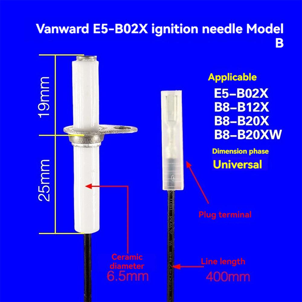 Universal Ignition Needle Probe Electrode Original Ceramic Ignitor For Vanward B8-L12/ B12/ B20X /E5-B02X Gas Stove Accessories
Universal Ignition Needle Probe Electrode Original Ceramic Ignitor For Vanward B8-L12/ B12/ B20X /E5-B02X Gas Stove Accessories