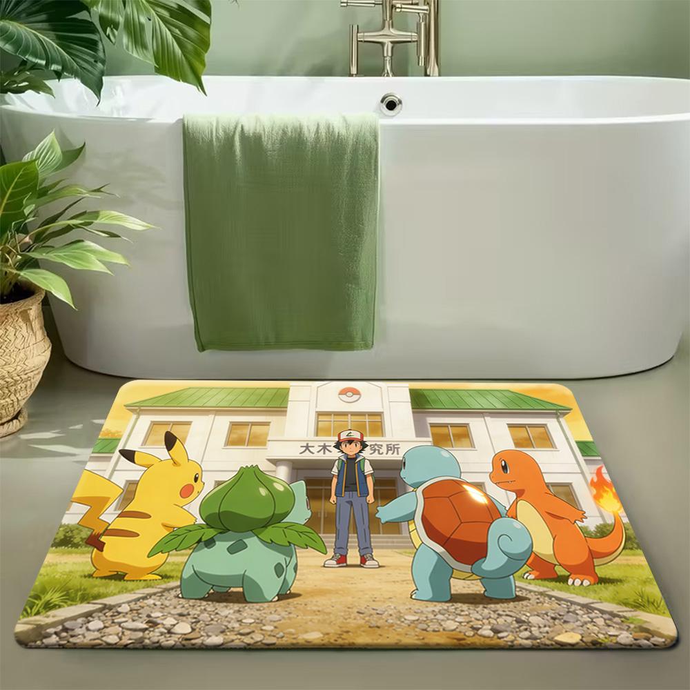 Pokemon Tropical Forest Print Doormat Anti-slip Absorbent Floor Mat for Home Entrance Bedroom Living Room Decor 40cm x 60cm
Pokemon Tropical Forest Print Doormat Anti-slip Absorbent Floor Mat for Home Entrance Bedroom Living Room Decor 40cm x 60cm