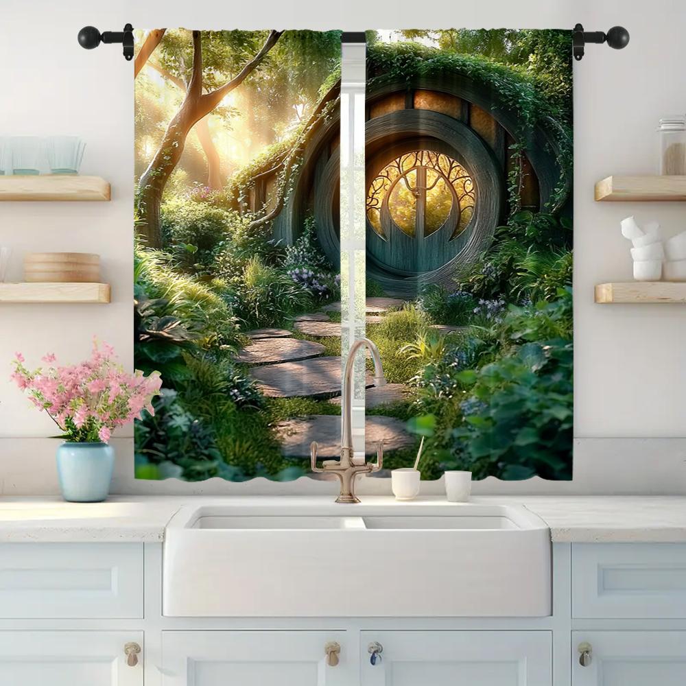 2 шт., Шторы для окон Тропический лес Универсальные 100% полиэстер, Без электричества Семейная вечеринка Подходят для всех случаев 29x65in(75x166cm)
2 шт., Шторы для окон Тропический лес Универсальные 100% полиэстер, Без электричества Семейная вечеринка Подходят для всех случаев 29x65in(75x166cm)