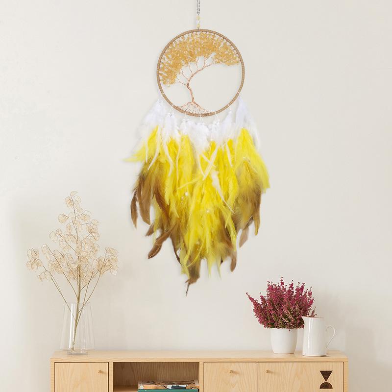 Ethnic Style European and American Dream Catcher Fashion Gravel Crystal Home Accessories
Ethnic Style European and American Dream Catcher Fashion Gravel Crystal Home Accessories
