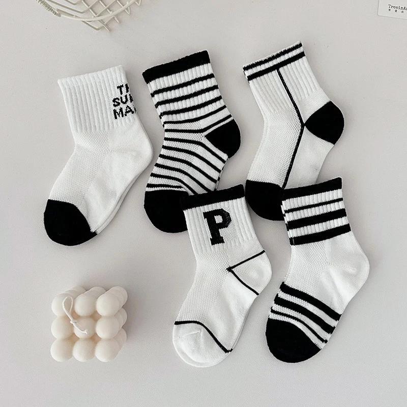 5Pairs Spring Summer Baby Mesh Thin High Long Socks Korean Style School Letter Floor Casual Short Ankle Stockings for Children 1-3 years old
5Pairs Spring Summer Baby Mesh Thin High Long Socks Korean Style School Letter Floor Casual Short Ankle Stockings for Children 1-3 years old