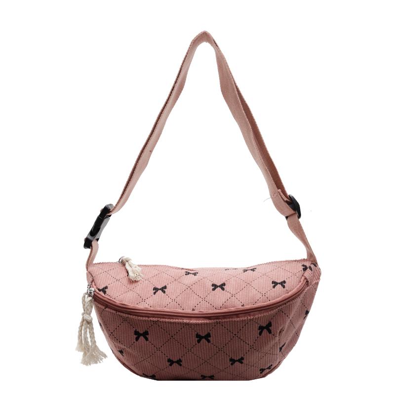 Korean Fashion Cute Bow Printing Girls Fanny Packs Adjustable Belt Ladies Casual Crossbody Shoulder Bags Streetwear Waist Bag
Korean Fashion Cute Bow Printing Girls Fanny Packs Adjustable Belt Ladies Casual Crossbody Shoulder Bags Streetwear Waist Bag