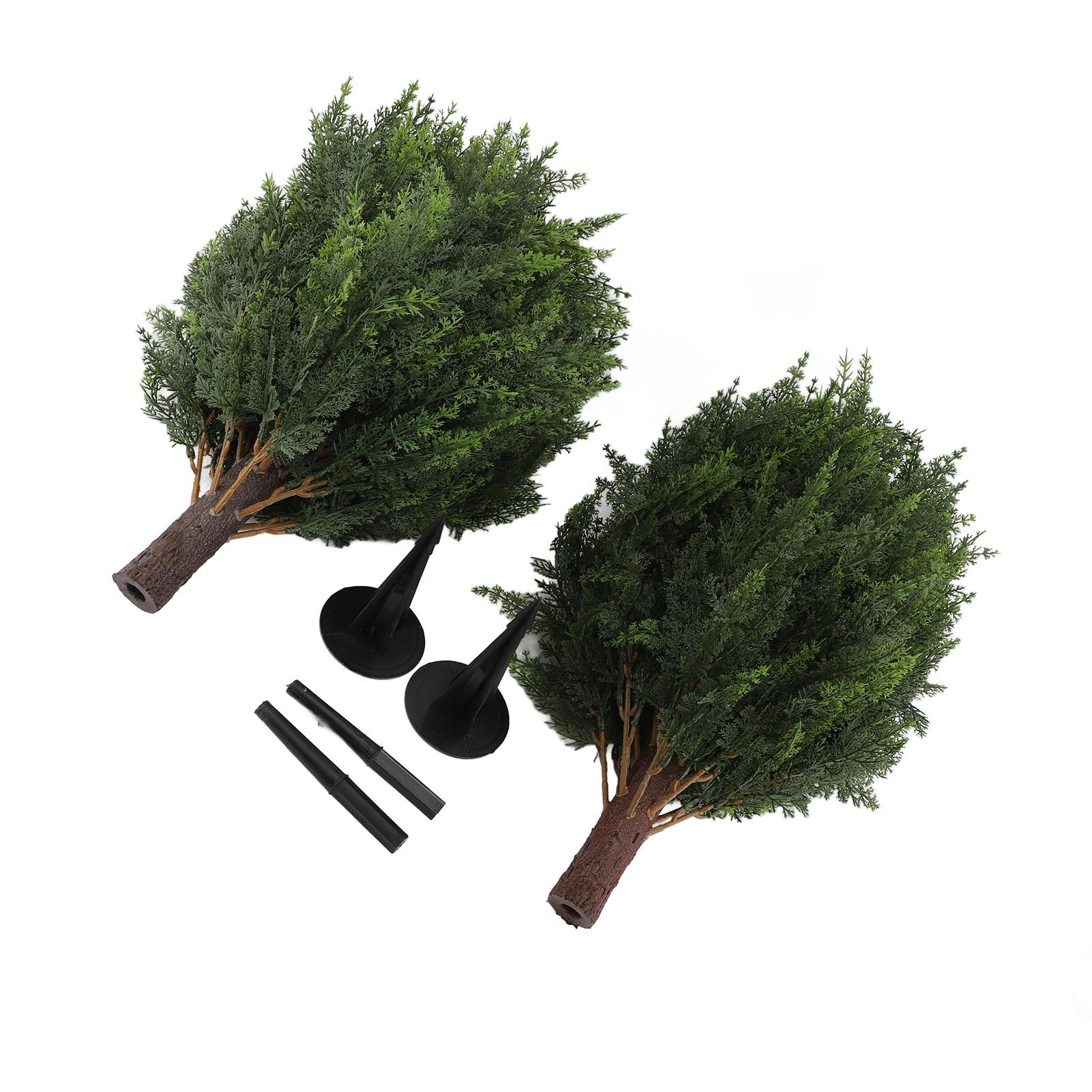 2pcs Artificial Cypress Topiary Lifelike UV Resistant for Indoors Outdoor Easy to Install Fade Proof
2pcs Artificial Cypress Topiary Lifelike UV Resistant for Indoors Outdoor Easy to Install Fade Proof