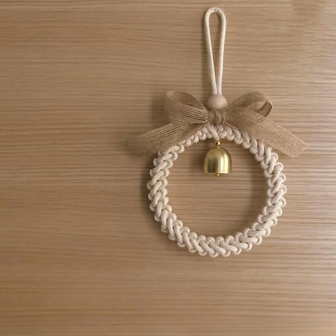 New Handmade DIY woven bell wall decoration Nordic style simple children s room christmas decoration pendant home aesthetics hot
New Handmade DIY woven bell wall decoration Nordic style simple children s room christmas decoration pendant home aesthetics hot