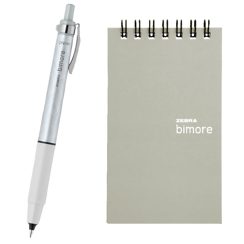 Zebra Gel Ballpoint Pen Bimore Memo Pad Set Beautiful Letters Black Ink Silver Barrel SE-JJ114-S
Zebra Gel Ballpoint Pen Bimore Memo Pad Set Beautiful Letters Black Ink Silver Barrel SE-JJ114-S