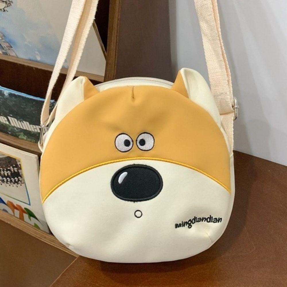 Korean Style Cute Shoulder Bag Contrasting Color Anime Puppy Bag Dog Crossbody Bag Children жовтий
Korean Style Cute Shoulder Bag Contrasting Color Anime Puppy Bag Dog Crossbody Bag Children жовтий