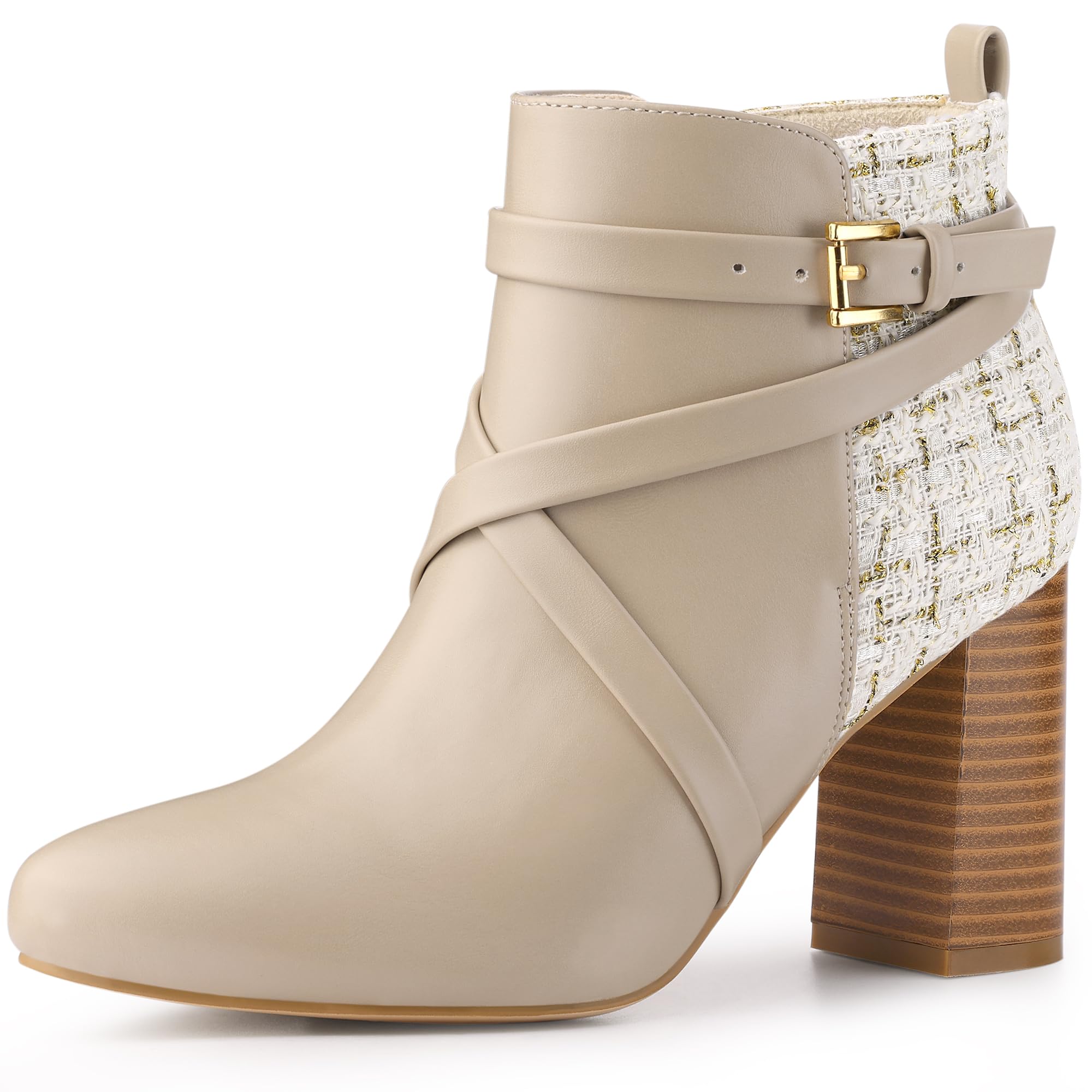 Женские ботильоны Allegra K в клетку с острым носком, перекрестной шнуровкой и блочным каблуком, бежевые, размер 23.5
Женские ботильоны Allegra K в клетку с острым носком, перекрестной шнуровкой и блочным каблуком, бежевые, размер 23.5