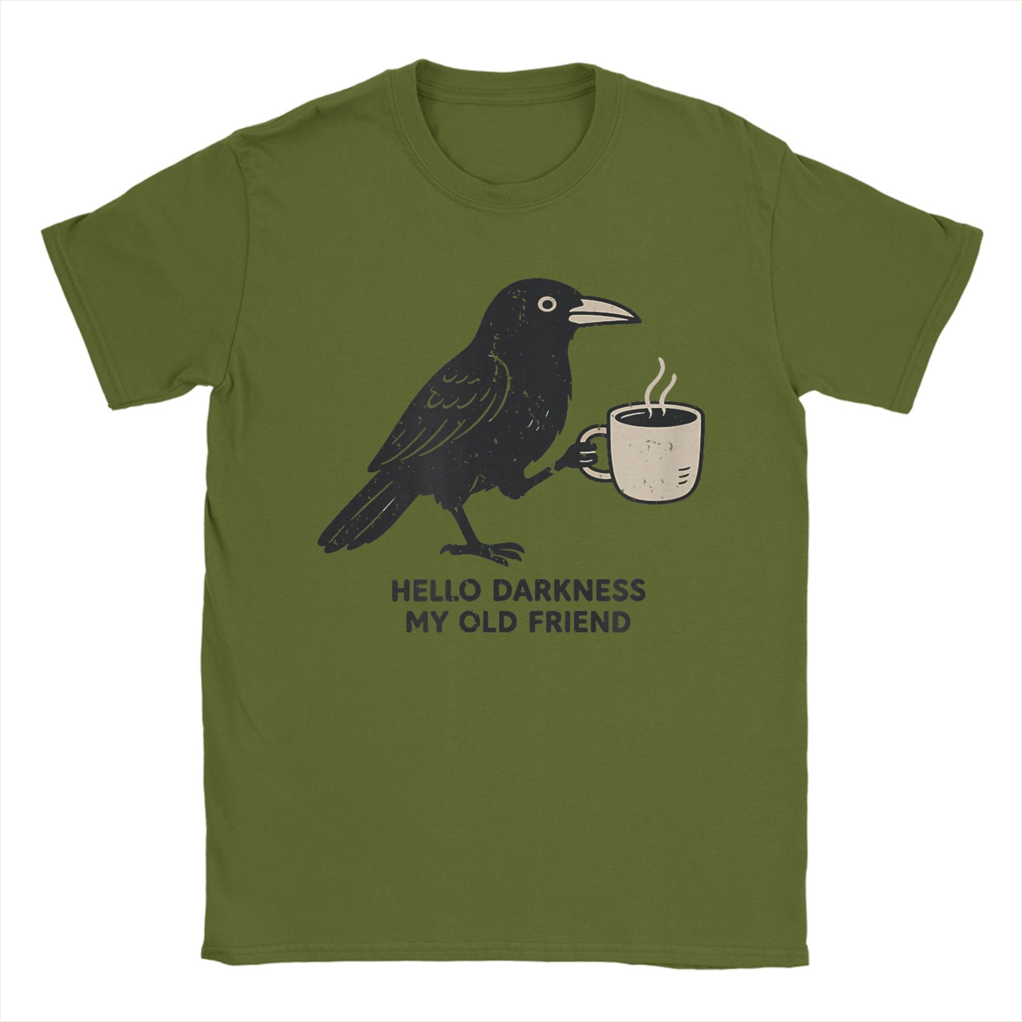 Funny Raven Crow Coffee funny T-Shirts for Men Round Neck Cotton T Shirts Short Sleeve Tee Shirt Summer Clothing 4XL
Funny Raven Crow Coffee funny T-Shirts for Men Round Neck Cotton T Shirts Short Sleeve Tee Shirt Summer Clothing 4XL