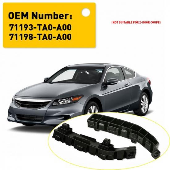 2PCS Left & Right Side Bumper Support Bracket For 2008-2012 Honda Accord Sedan
2PCS Left & Right Side Bumper Support Bracket For 2008-2012 Honda Accord Sedan