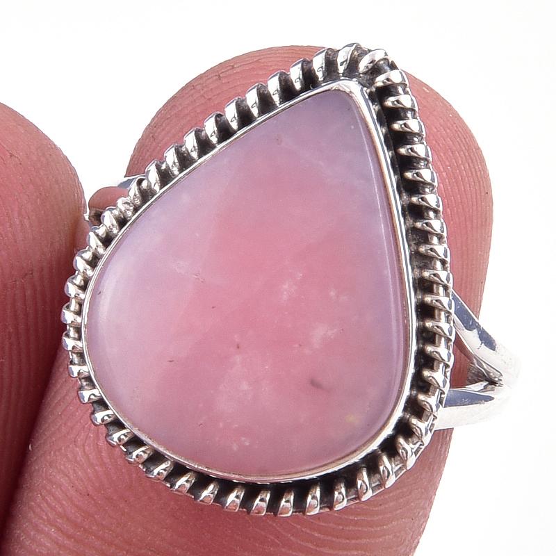 Natural Pink Opal Gemstone Handmade 925 Solid Sterling Silver Ring Size 7 v9R34
Natural Pink Opal Gemstone Handmade 925 Solid Sterling Silver Ring Size 7 v9R34