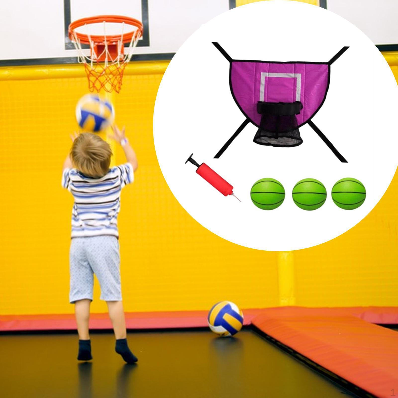Trampoline Basketball Hoop Attachment Soft Goal Easy to Install Accessories Green Basketball
Trampoline Basketball Hoop Attachment Soft Goal Easy to Install Accessories Green Basketball