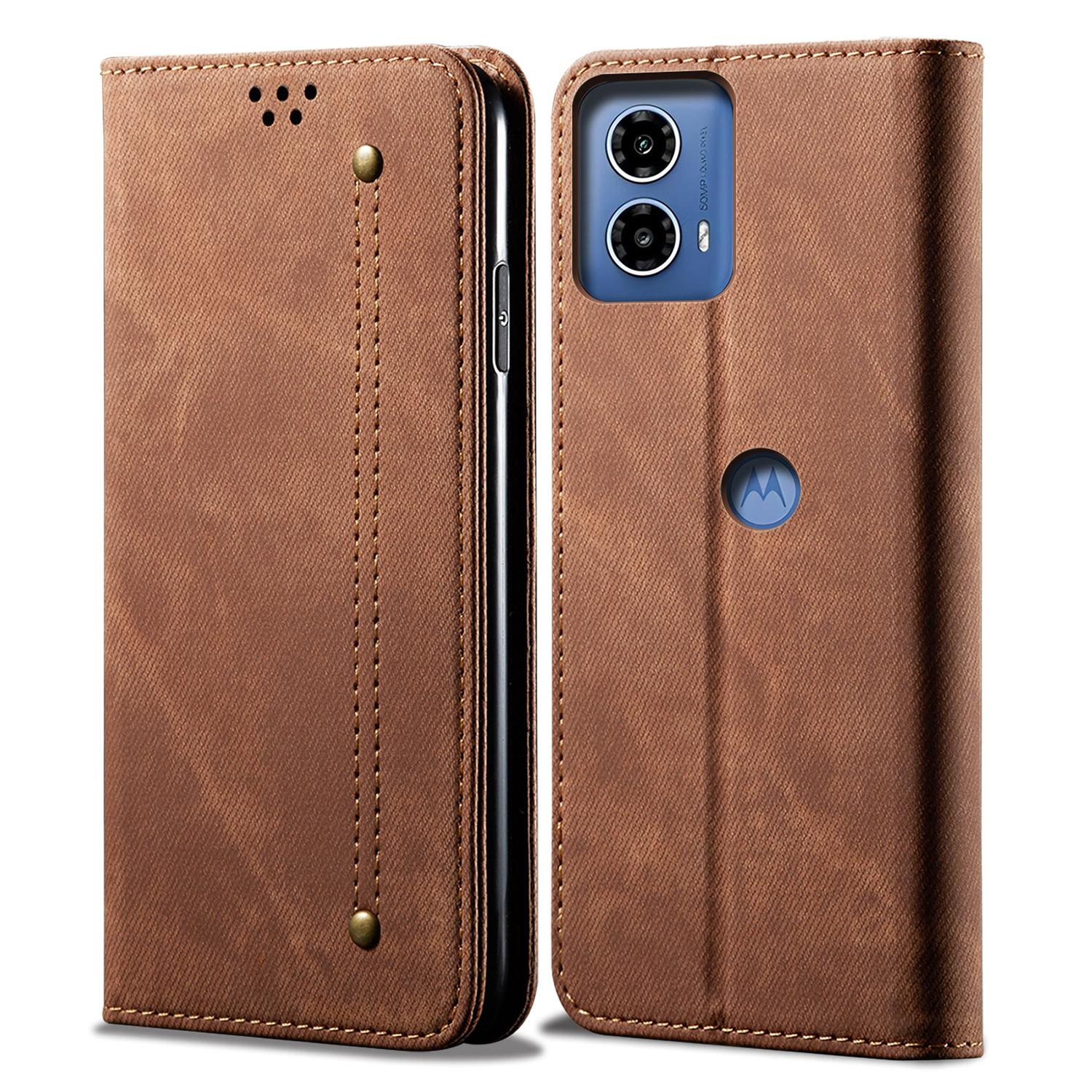 Для Motorola Moto G24 Power Чехол-кошелек Подставка Текстура денима Кожаный чехол для телефона Coffee
Для Motorola Moto G24 Power Чехол-кошелек Подставка Текстура денима Кожаный чехол для телефона Coffee