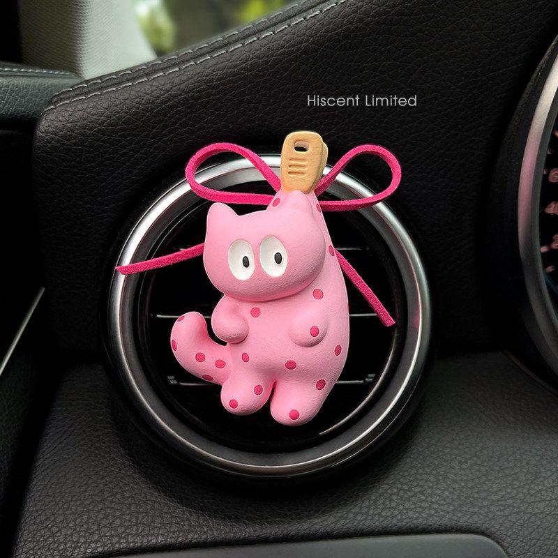 Creative Cute Cat-Shaped Car Air Freshener Diffuser Stone for Car Air Conditioning Vent Decoration Car Interior Ornament Pink Polka Dot Cat
Creative Cute Cat-Shaped Car Air Freshener Diffuser Stone for Car Air Conditioning Vent Decoration Car Interior Ornament Pink Polka Dot Cat