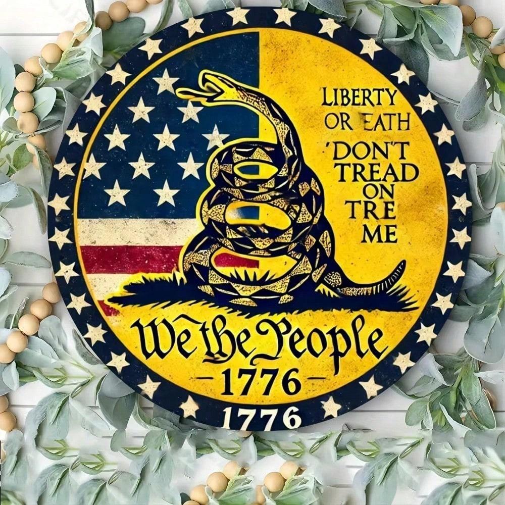 Don t Tread On Me Rattlesnake Flag 1776 Metal Sign Wall Decor for Home Office Cafe Bar 20x20 різнокольоровий
Don t Tread On Me Rattlesnake Flag 1776 Metal Sign Wall Decor for Home Office Cafe Bar 20x20 різнокольоровий