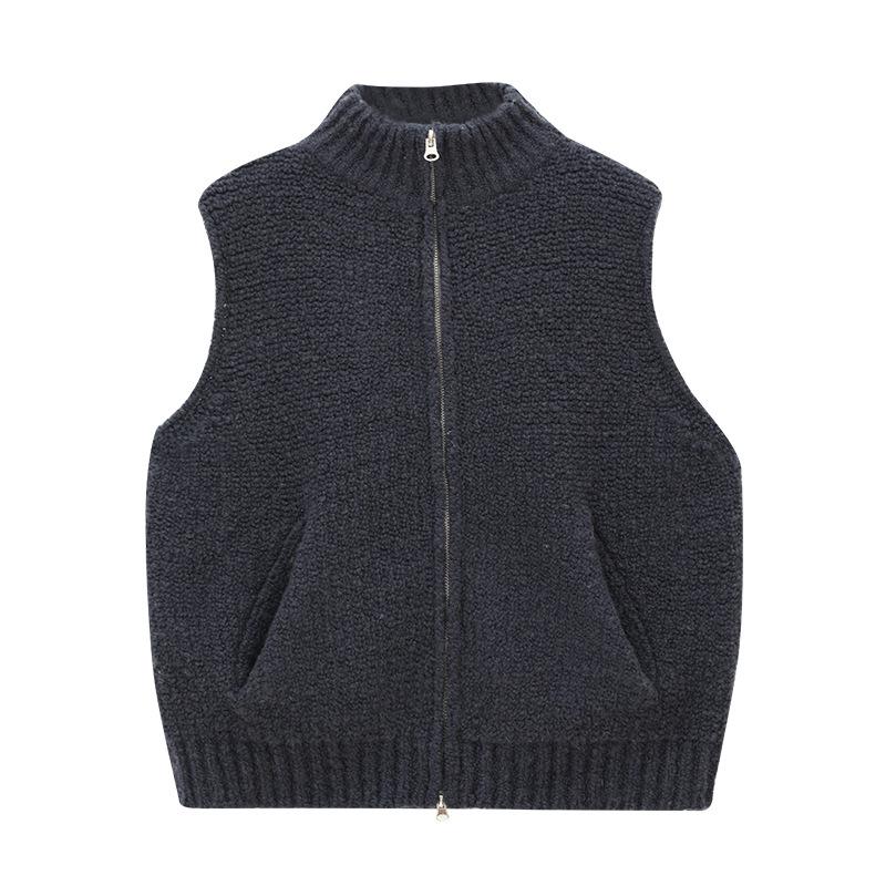 Love & Nancy Sonnet Wool Sleeveless Zipper Vest Cardigan 41514
Love & Nancy Sonnet Wool Sleeveless Zipper Vest Cardigan 41514