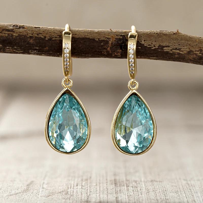 Huitan Fresh Stylish Drop Earrings for Women Elegant Charming Accessories with Blue CZ Fashion Delicate Engagement Party Zircon
Huitan Fresh Stylish Drop Earrings for Women Elegant Charming Accessories with Blue CZ Fashion Delicate Engagement Party Zircon