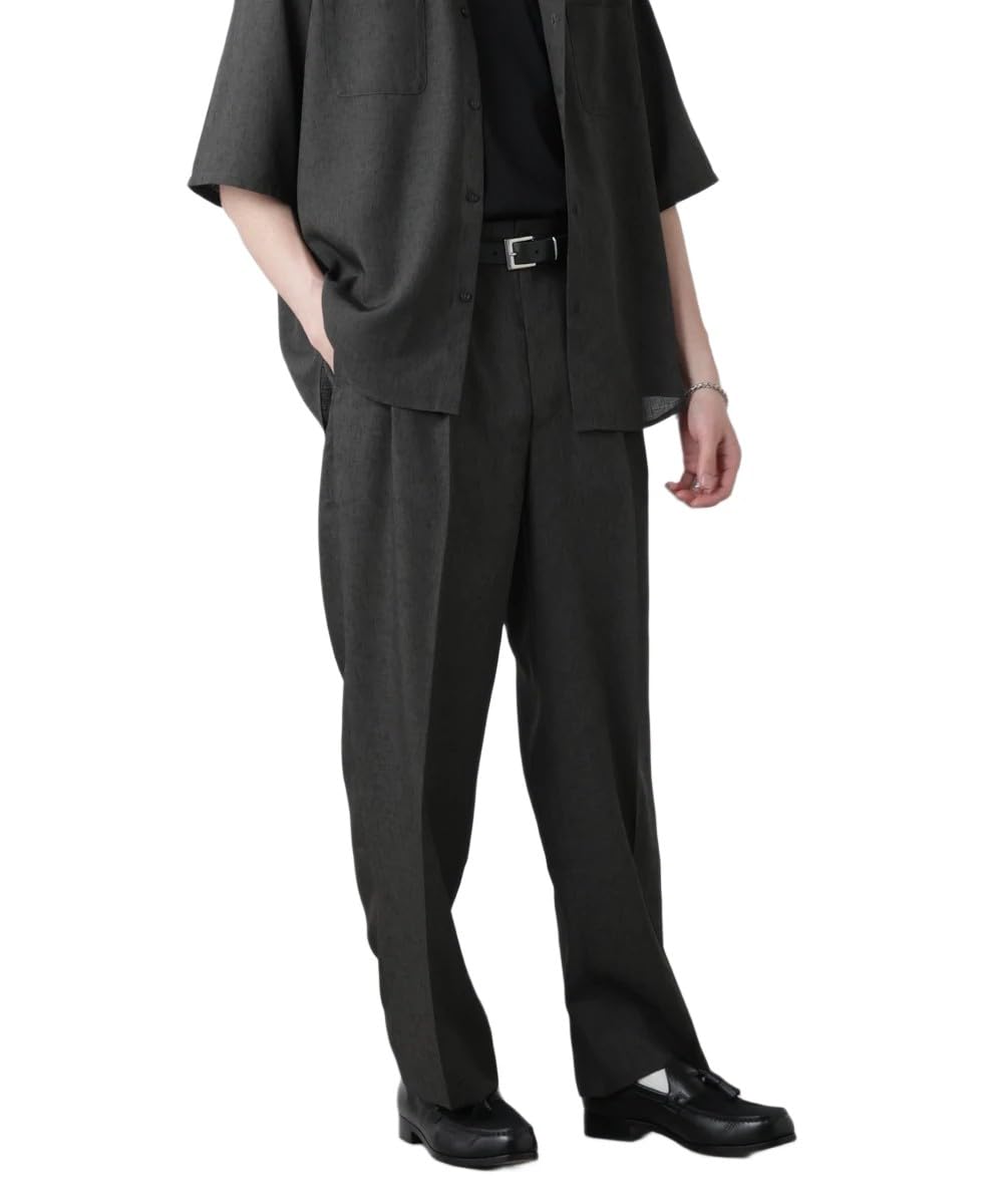 Nano Universe Tech Linen Relaxed Tuck Tapered Pants, Men s, Size M, 023, Charcoal, 672-5127217
Nano Universe Tech Linen Relaxed Tuck Tapered Pants, Men s, Size M, 023, Charcoal, 672-5127217