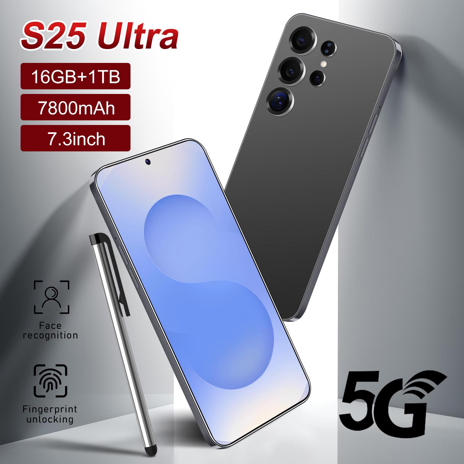 Новий S25 Ultra 7,3-дюймовий справжній 4G мобільний телефон з 3+16 ГБ EU чорний
Новий S25 Ultra 7,3-дюймовий справжній 4G мобільний телефон з 3+16 ГБ EU чорний