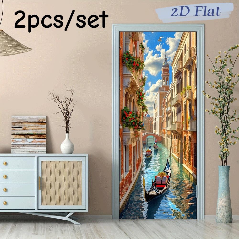 2pcs Venice Water City Landscape Wall Stickers European Architecture Canal Gondola Decorative Stickers Living Room Bedroom Entra (as the picture,38.5x200cmx2)
2pcs Venice Water City Landscape Wall Stickers European Architecture Canal Gondola Decorative Stickers Living Room Bedroom Entra (as the picture,38.5x200cmx2)