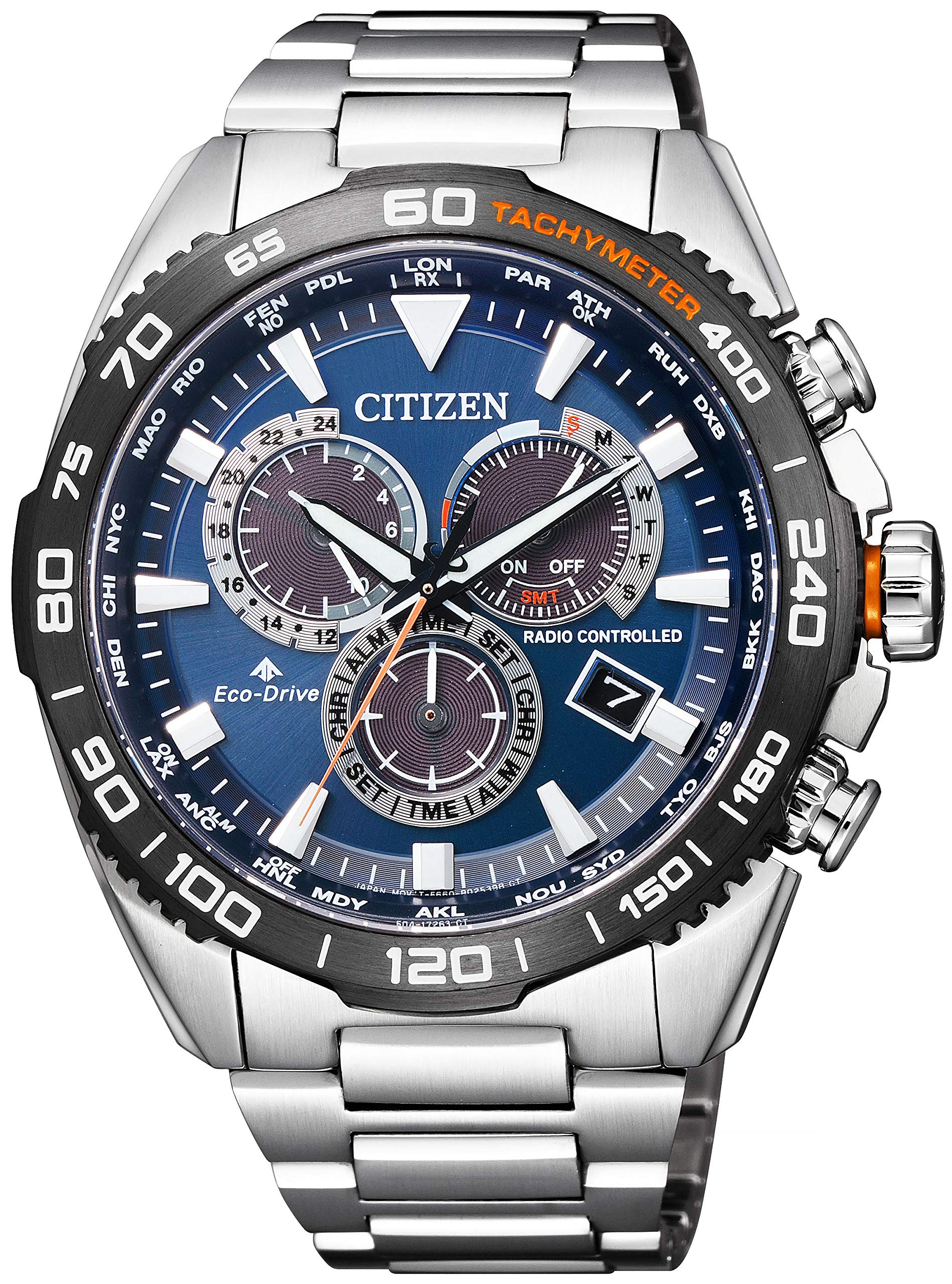 Citizen Promaster CB5034-82L LAND Series Eco-Drive Radio-Controlled Watch, Direct Flight, Men s, Silver
Citizen Promaster CB5034-82L LAND Series Eco-Drive Radio-Controlled Watch, Direct Flight, Men s, Silver
