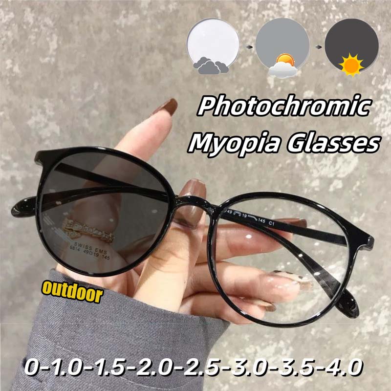 Модные простые фотохромные очки для близорукости HD Защита глаз Блокировка синего света Очки для близорукости Диоптрии от 0 до -4,0 0
Модные простые фотохромные очки для близорукости HD Защита глаз Блокировка синего света Очки для близорукости Диоптрии от 0 до -4,0 0