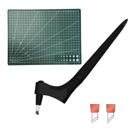 Craft Cutting Tool 360-degree Rotating Blade Craft Knife Stainless Steel Cutter Pen with 15 30 45 Degree Engraving Heads чёрный
Craft Cutting Tool 360-degree Rotating Blade Craft Knife Stainless Steel Cutter Pen with 15 30 45 Degree Engraving Heads чёрный