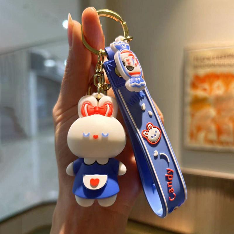 Rabbit Bag Small Keychain Silicone Cartoon Key Ring Adorable Pendant Bag Shirt
Rabbit Bag Small Keychain Silicone Cartoon Key Ring Adorable Pendant Bag Shirt