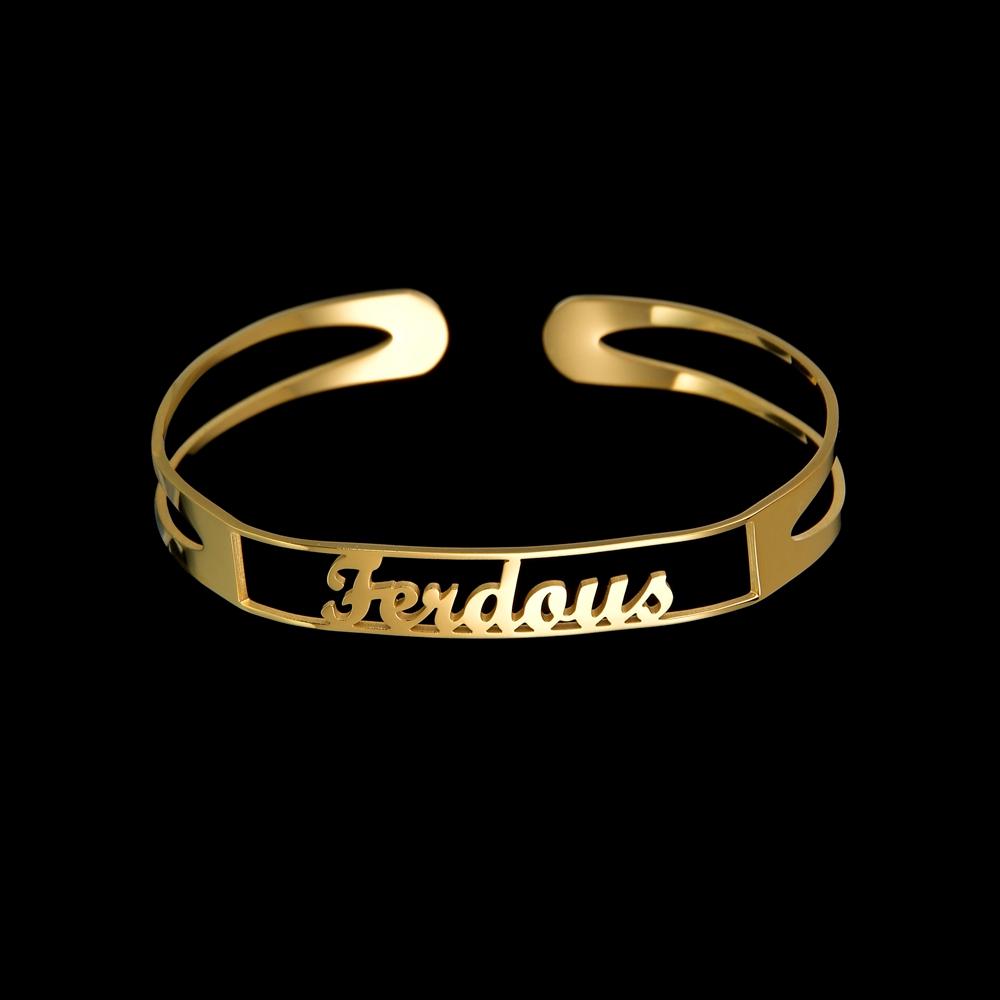 Atoztide Personalized Custom 10mm Letter Name Bracelet for Women Men Stainless Steel Hollow Bangles Birthday Jewelry Gift silver color
Atoztide Personalized Custom 10mm Letter Name Bracelet for Women Men Stainless Steel Hollow Bangles Birthday Jewelry Gift silver color