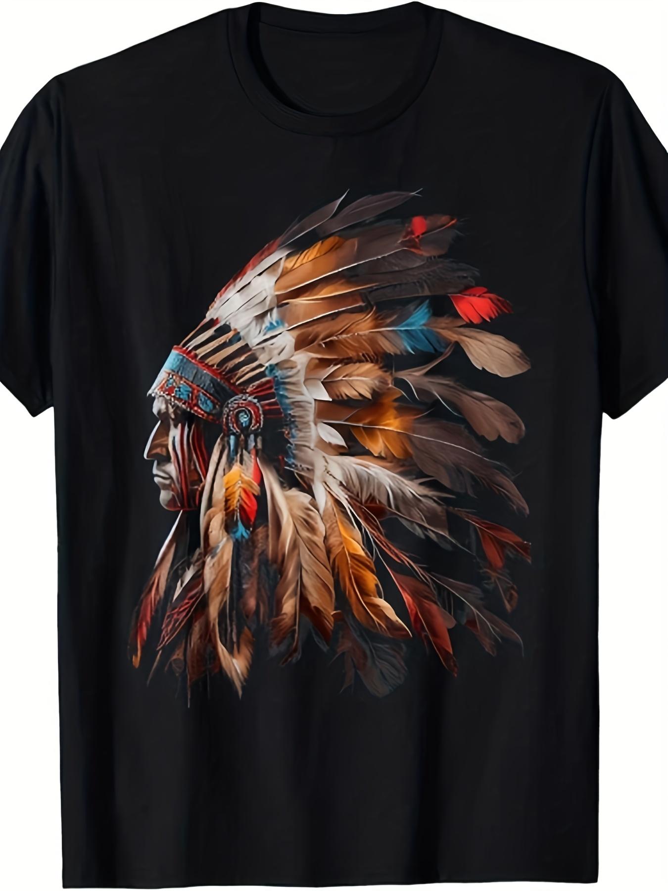 Men s Native Headdress Graphic T-Shirt - Vintage Indian Chief & Print, Breathable Casual & Training Tee,, Athletic Fit for all-Season 5XL різнокольоровий
Men s Native Headdress Graphic T-Shirt - Vintage Indian Chief & Print, Breathable Casual & Training Tee,, Athletic Fit for all-Season 5XL різнокольоровий