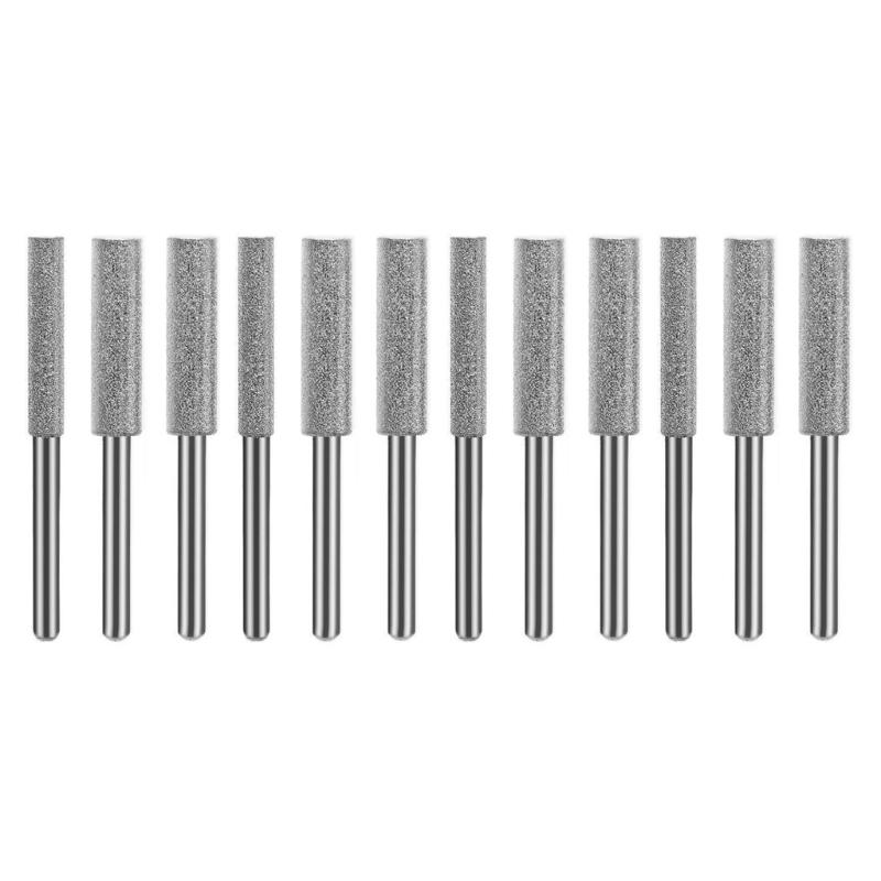 Set of 12 Diamantine Chainsaw Electric Sharpening Bit Abrasive Tip Grinding Stone for Efficient & Safe Chain Maintenance срібний
Set of 12 Diamantine Chainsaw Electric Sharpening Bit Abrasive Tip Grinding Stone for Efficient & Safe Chain Maintenance срібний