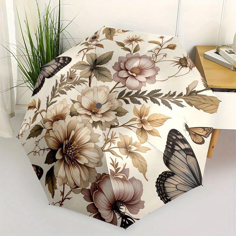1pc Floral Butterfly Garden Pattern Umbrella with Plastic Handle,Suitable for All Seasons Home Travel Outdoor UmbrellaM1297
1pc Floral Butterfly Garden Pattern Umbrella with Plastic Handle,Suitable for All Seasons Home Travel Outdoor UmbrellaM1297
