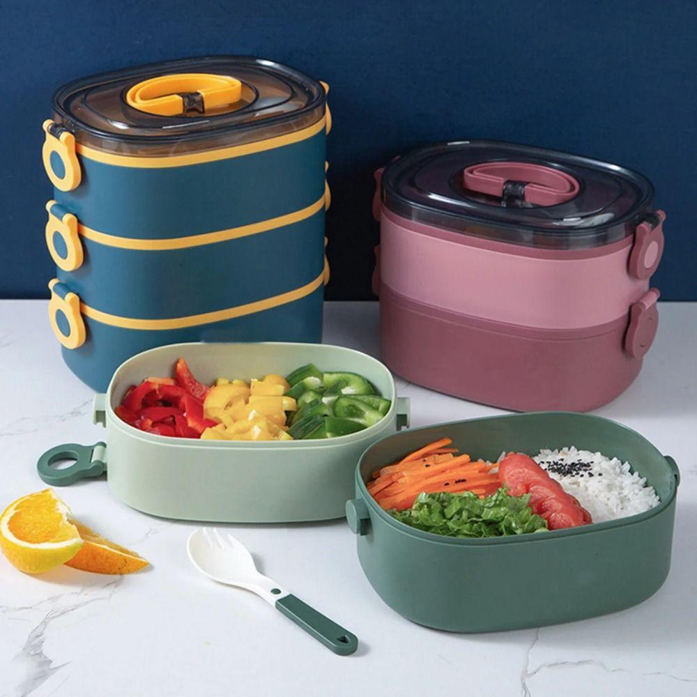 2000ML Lunch Box Microwavable Food Container Lunch Utensils Meal Box Picnic 
2000ML Lunch Box Microwavable Food Container Lunch Utensils Meal Box Picnic