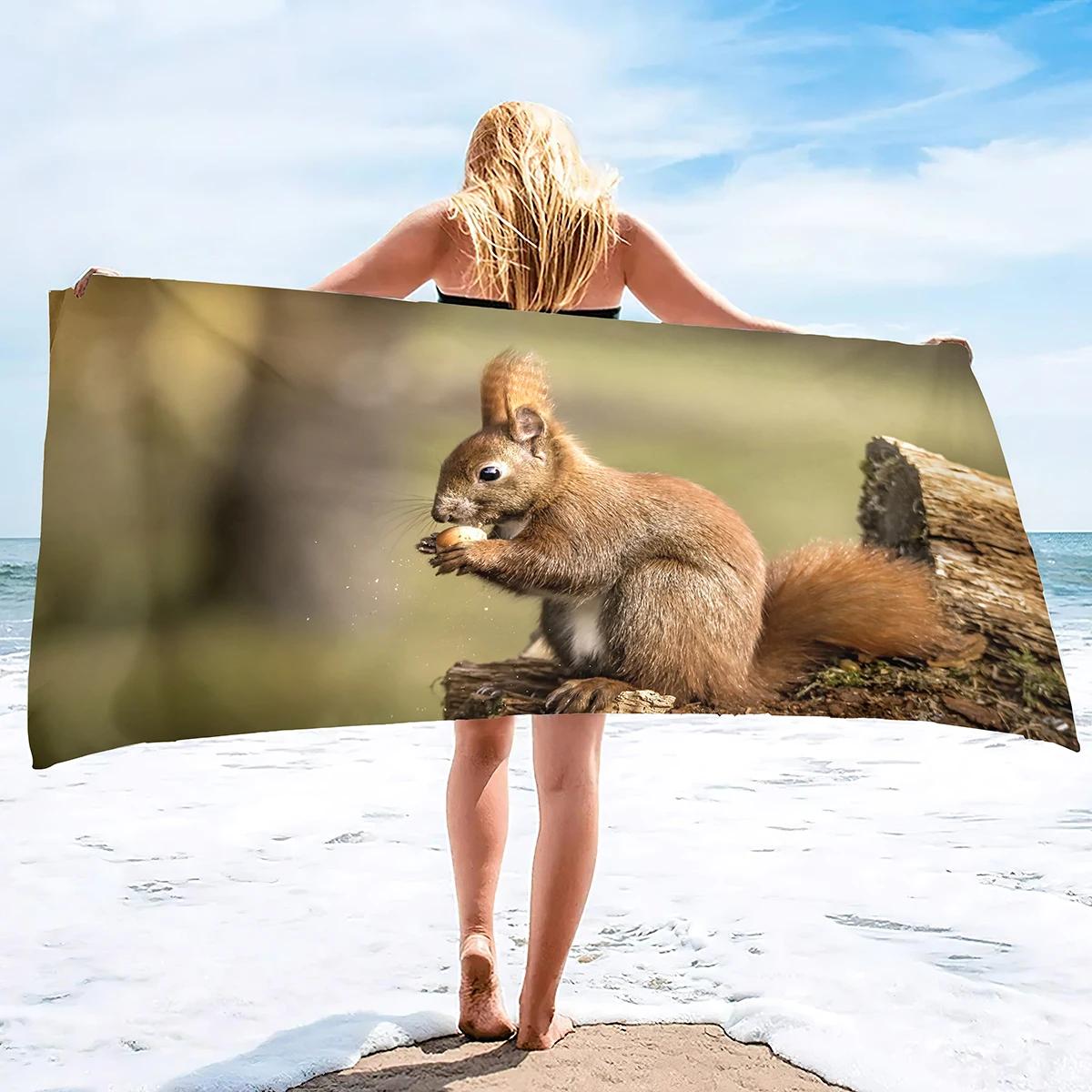 Soft Bath Towels Squirrel Comfy Bathing/Beach/Camping Towel for Women Men Girls Boys Large Size Quick Dry Sand Free W30*H60(CM)
Soft Bath Towels Squirrel Comfy Bathing/Beach/Camping Towel for Women Men Girls Boys Large Size Quick Dry Sand Free W30*H60(CM)