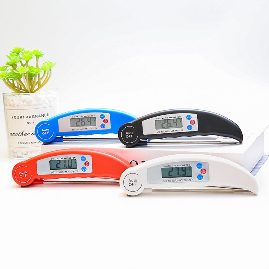 Foldable Stainless Steel Probe BBQ & Liquid Food Thermometer White, No Scale
Foldable Stainless Steel Probe BBQ & Liquid Food Thermometer White, No Scale