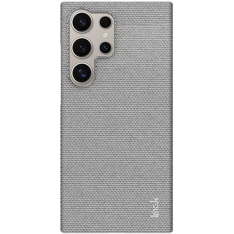 IMAK Серія Ruiyi для Samsung Galaxy S24 Ultra Чохол Тканинна текстура Шкіра+ПК Задня кришка телефону Light Grey
IMAK Серія Ruiyi для Samsung Galaxy S24 Ultra Чохол Тканинна текстура Шкіра+ПК Задня кришка телефону Light Grey