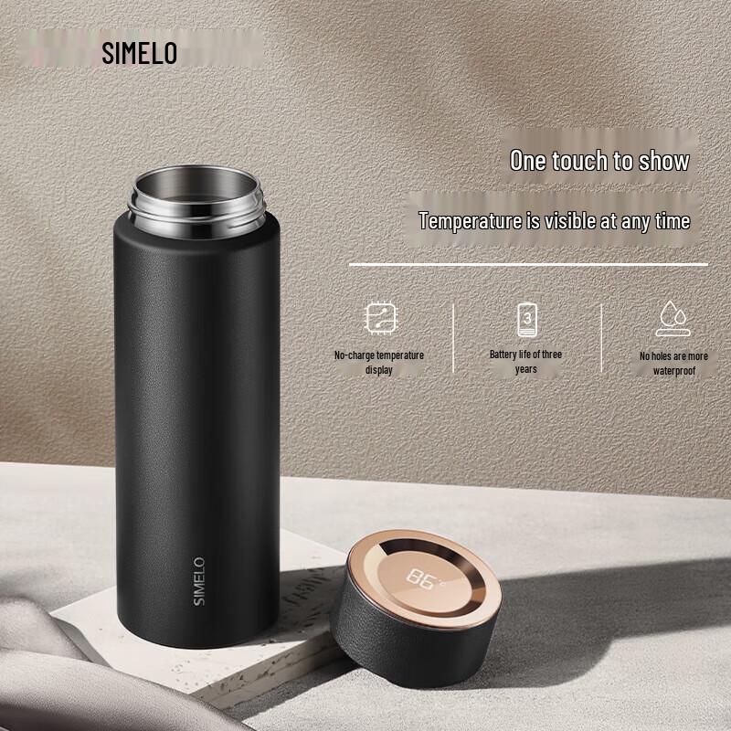 Shimilo Impression Kyoto Pure Titanium Lid 550ML LED Temperature Display Flask
Shimilo Impression Kyoto Pure Titanium Lid 550ML LED Temperature Display Flask